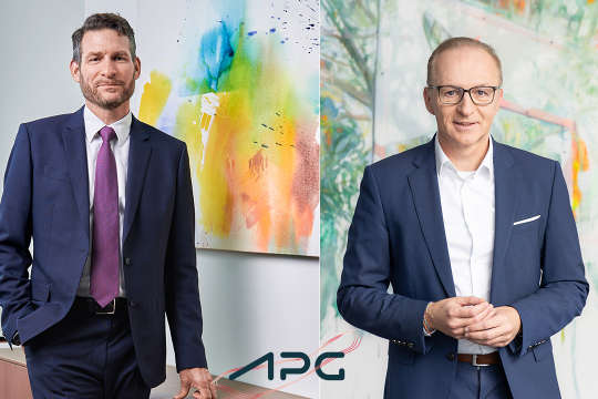 Marcus Karger, kaufmännischer Vorstand, und Gerhard Christiner, Vorstandssprecher und technischer Vorstand